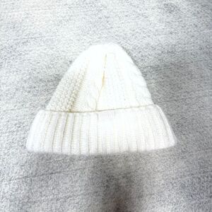 The North Face White Knit Winter Hat Womens